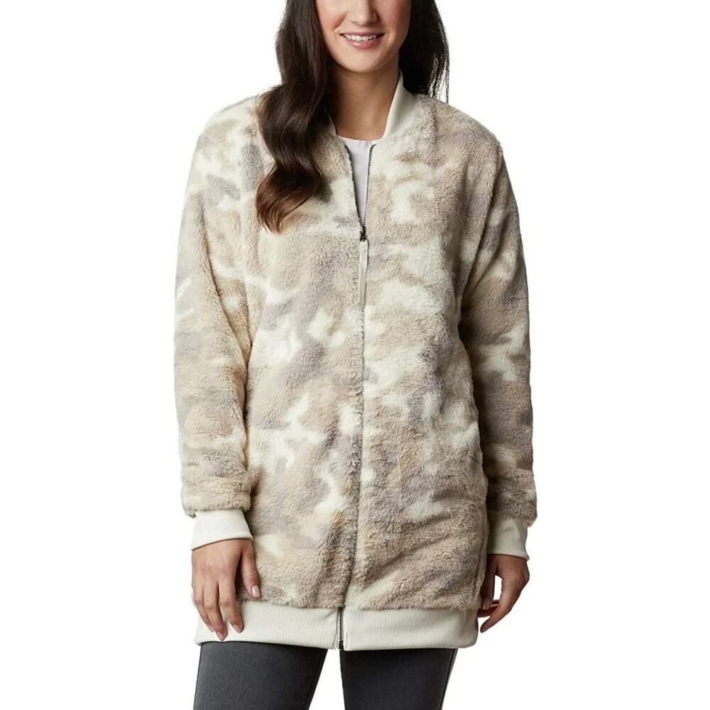 Columbia Bundle Up Fleece Zip Up Jacket Women Size S Full Zip Cozy